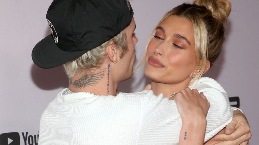 Justin und Hailey Bieber bei der Premiere von "Seasons" in Los Angeles