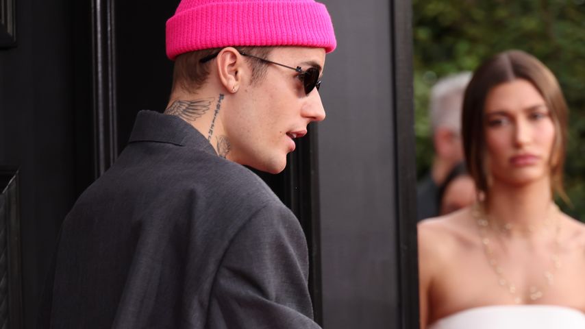 Justin und Hailey Bieber auf den Grammys 2022