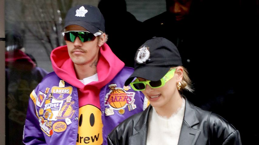 Justin und Hailey Bieber in New York City