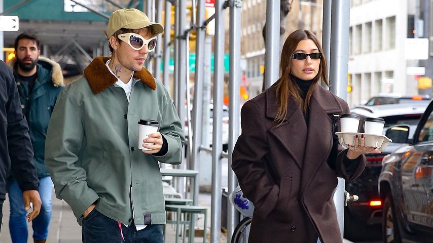 Justin und Hailey Bieber im Dezember 2022 in New York