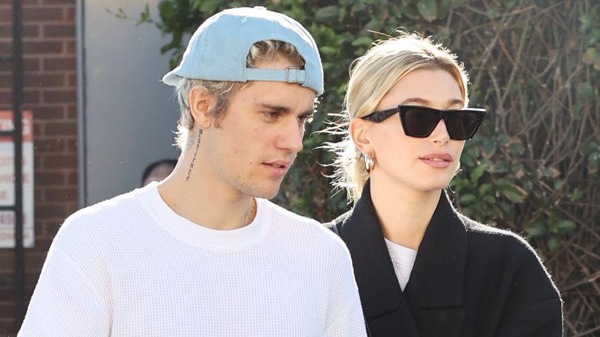 Justin Biebers erster Ausflug ohne Schnäuzer mit Hailey