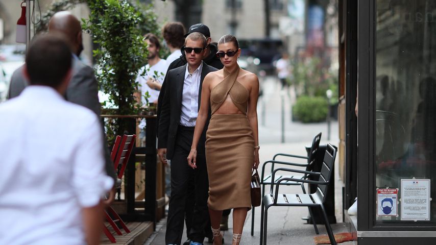 Justin und Hailey Bieber in Paris, Juni 2021