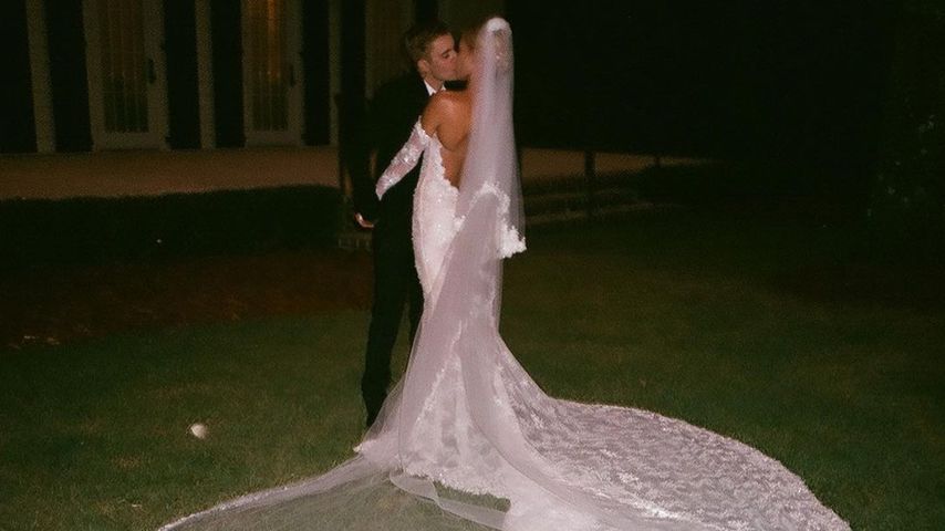 Justin und Hailey Bieber bei ihrer Hochzeit