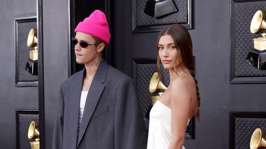 Justin und Hailey Bieber im April 2022 in Las Vegas