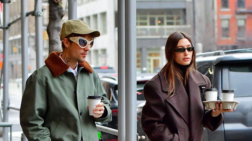 Justin und Hailey Bieber im Dezember 2022 in New York
