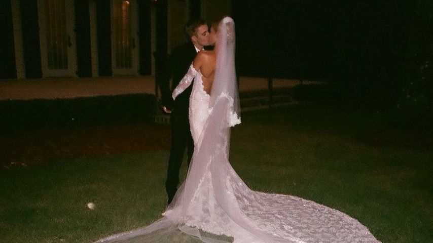 Justin und Hailey Bieber bei ihrer Hochzeit im September 2018