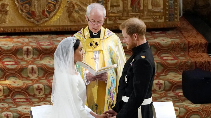 Justin Welby, der Erzbischof von Canterbury, Herzogin Meghan und Prinz Harry