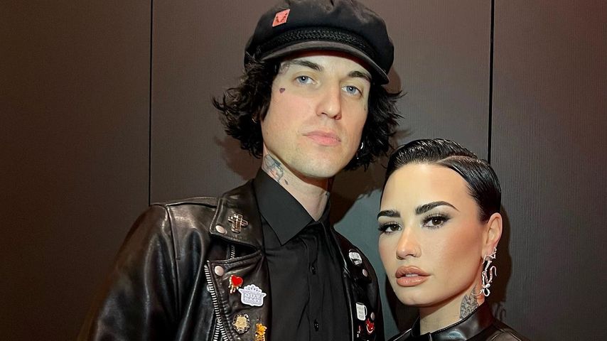 Im heißen Lederlook: Demi Lovato posiert mit Freund Jute$