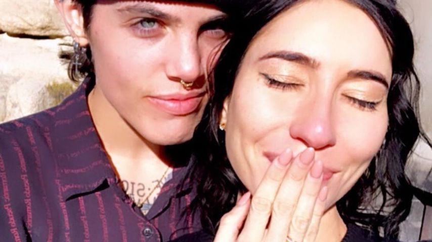 Kai Carlton und Jessica Origliasso nach ihrer Verlobung