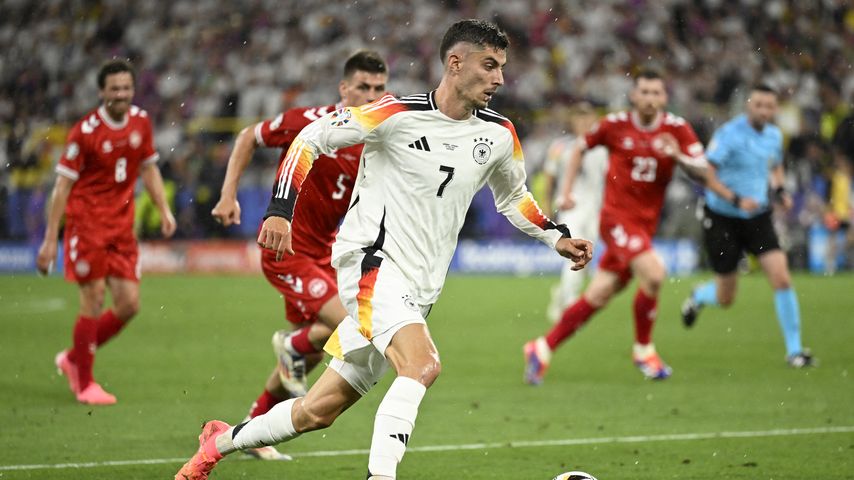Kai Havertz beim Spiel Deutschland gegen Dänemark