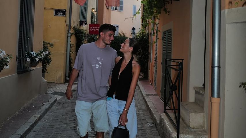 Kai Havertz und Sophia Havertz im Juli 2024