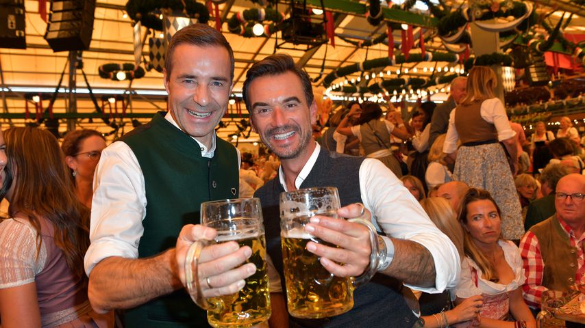 Kai Pflaume und Florian Silbereisen auf dem Oktoberfest 2019