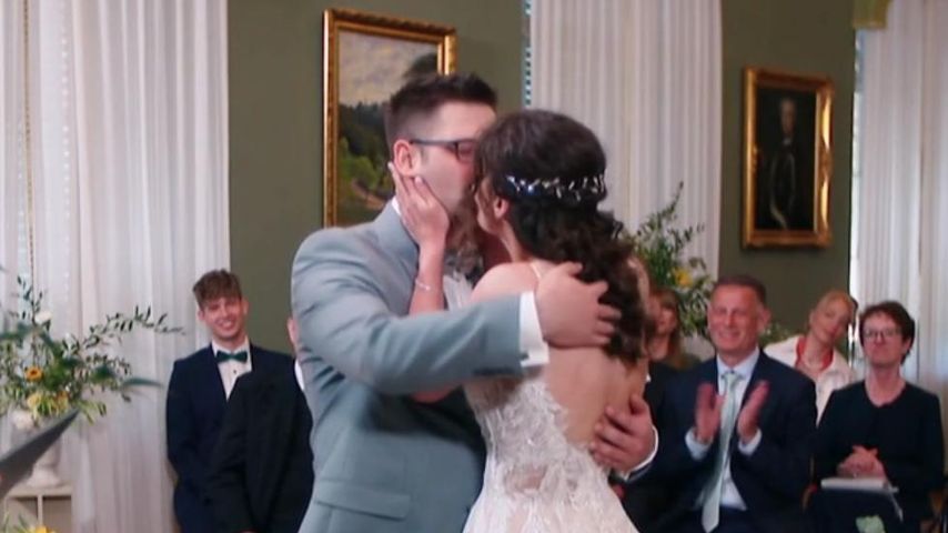 Kai und Marina K. bei "Hochzeit auf den ersten Blick" 2023
