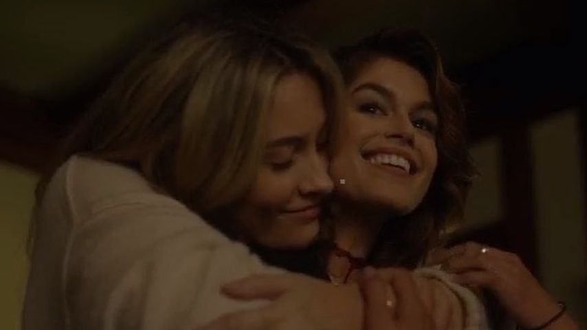 Kaia Gerber am Set von "American Horror Stories"