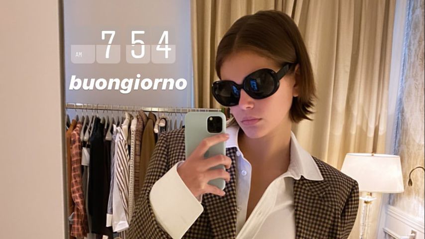 Kaia Gerber im Februar 2020