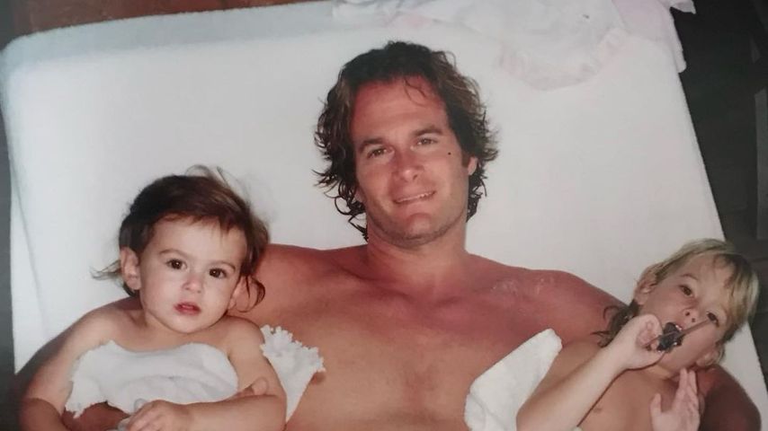 Rande Gerber mit seinen Kindern Kaia und Presley