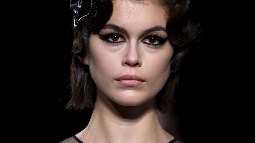 Kaia Gerber auf der Fashion Week Paris