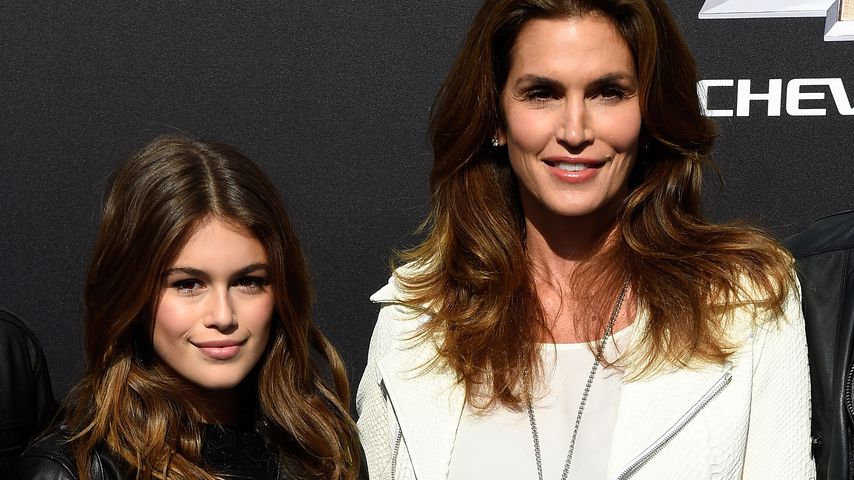 Kaia Gerber und Cindy Crawford im Mai 2015 in Anaheim