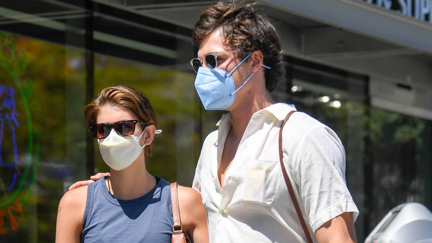 Kaia Gerber und Jacob Elordi in Los Feliz im April 2021