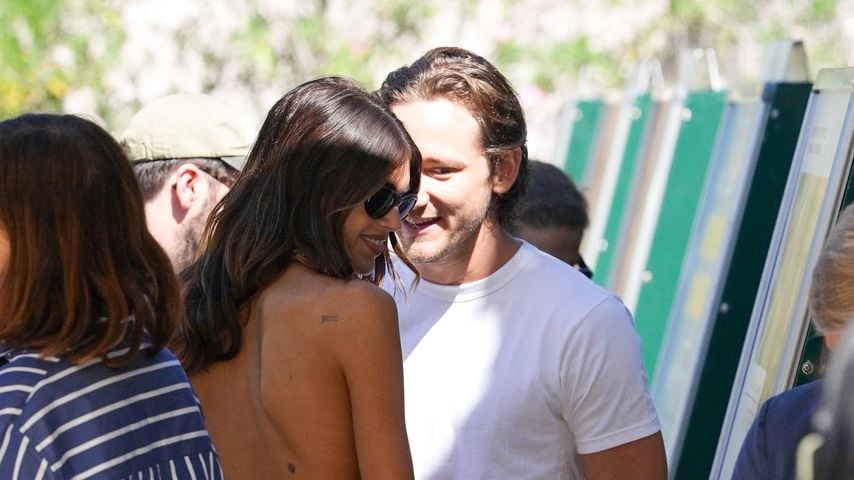 Kaia Gerber und Lewis Pullman in Venedig, September 2025