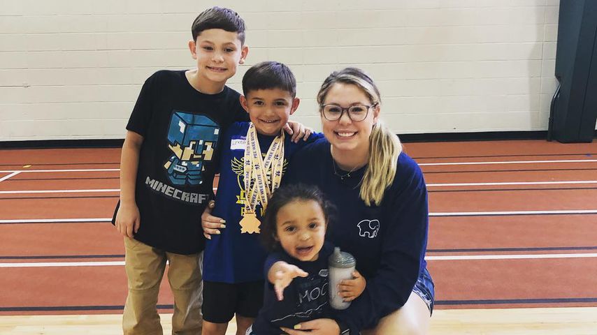Kailyn Lowry mit ihren Söhnen Isaac, Lincoln und Lux im Mai 2019