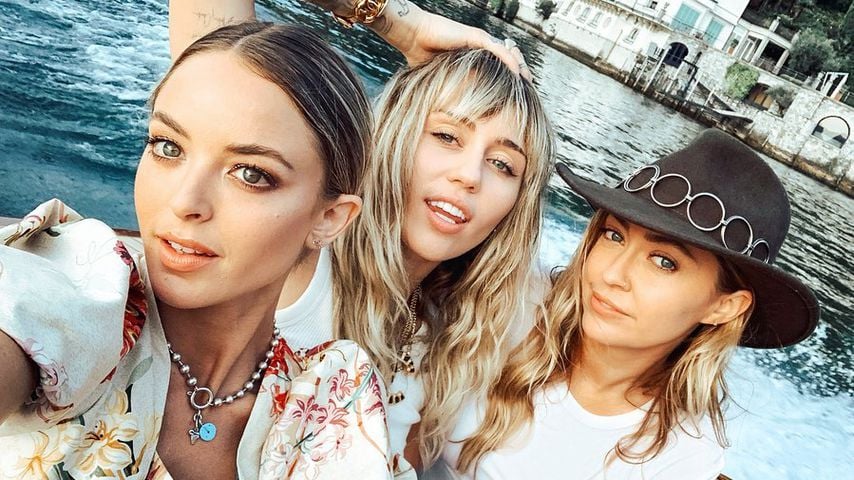Kaitlynn Carter, Miley Cyrus und Brandi Cyrus im Italien-Urlaub, August 2019