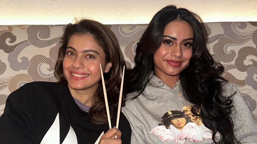 Kajol und ihre Tochter Nysa, Januar 2025