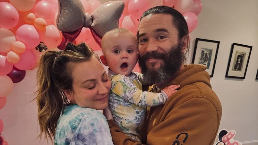 Kaley Cuoco, Tochter Matilda und Partner Tom Pelphrey, Juni 2024