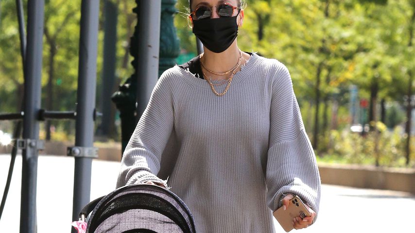 Kaley Cuoco mit ihrem Hund, September 2020 in New York City