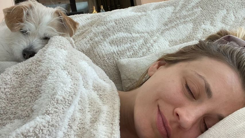 Kaley Cuoco und ihre Hündin Ruby