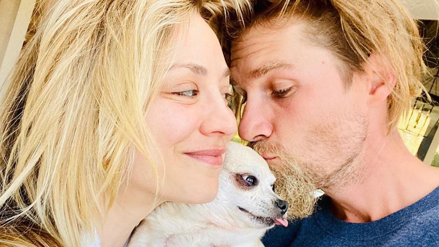 Kaley Cuoco und Karl Cook im März 2020