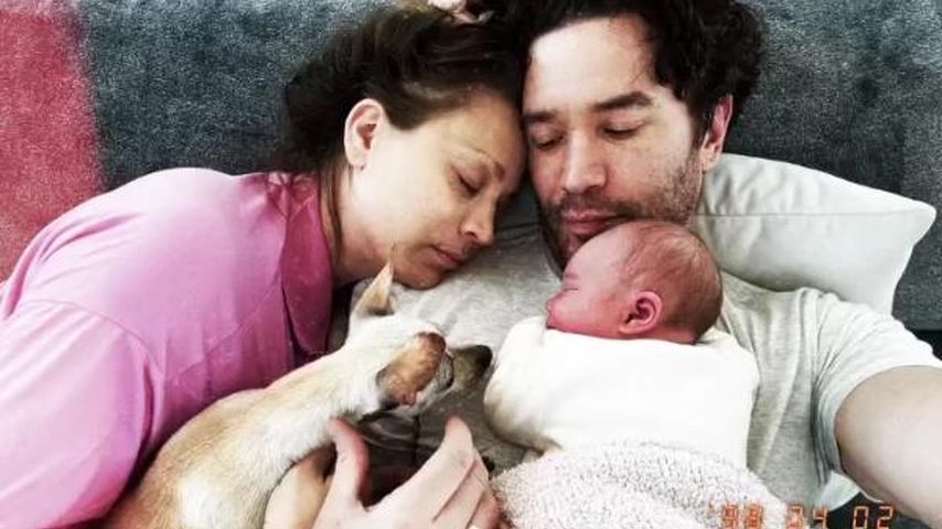 Kaley Cuoco und Tom Pelphrey mit ihrer Tochter Matilda