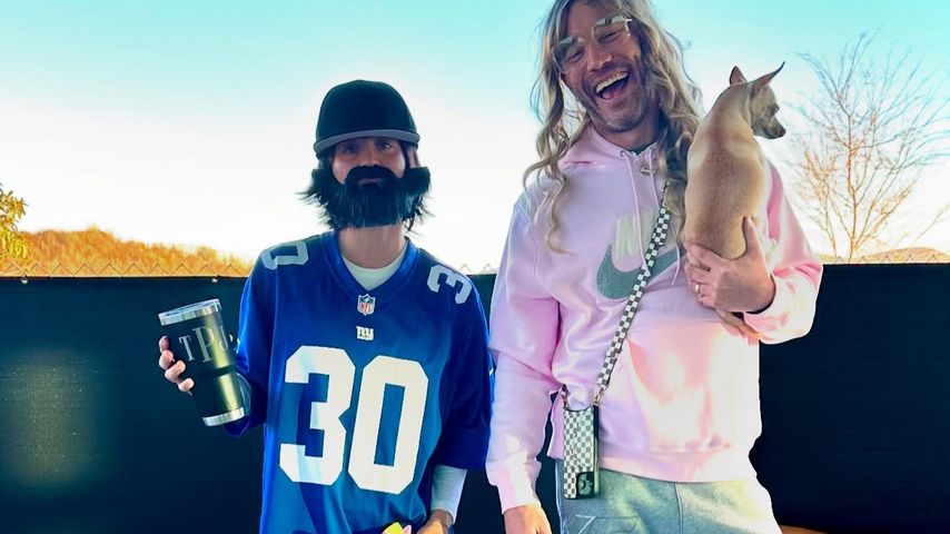 Kaley Cuoco und Tom Pelphrey mit ihrer Tochter Matilda an Halloween