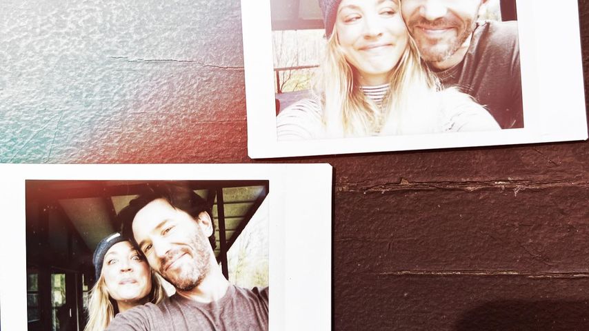 Kaley Cuoco und Tom Pelphrey auf Polaroids