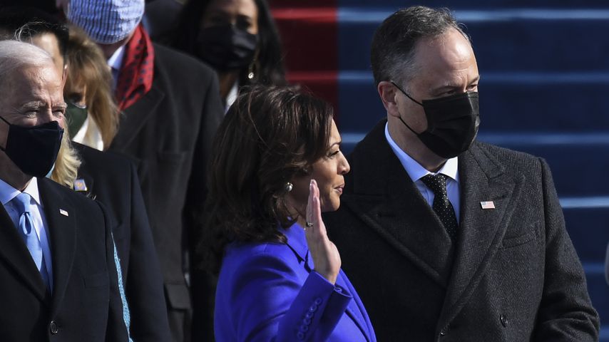 Kamala Harris bei der Amtseinführung von Joe Biden in Washington D.C. im Januar 2021