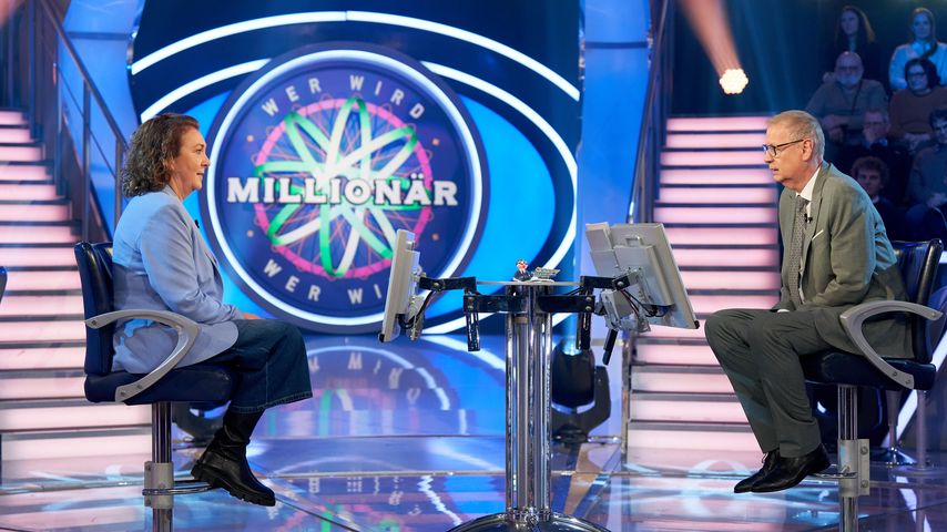 Marion Tönjes und Günther Jauch bei "Wer wird Millionär?"