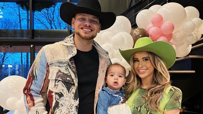 Kane und Katelyn Brown mit ihrer Tochter