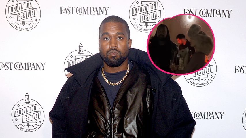 Absurd: Kanye West geht mit Bianca und Kuscheltier zu Party!