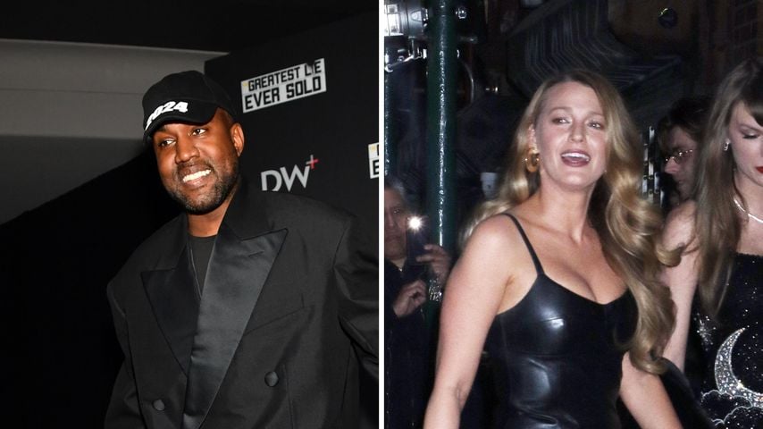 Collage: Kanye West, Blake Lively und Taylor Swift