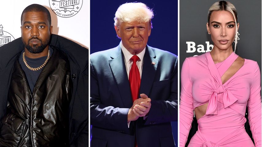 Laut Kanye West: Donald Trump beleidigte Kim Kardashian!