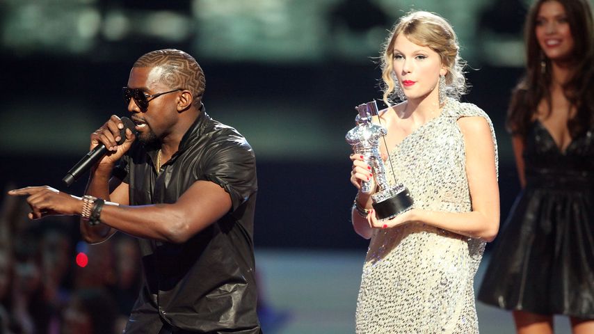 Kanye West und Taylor Swift bei den MTV VMAs im September 2009