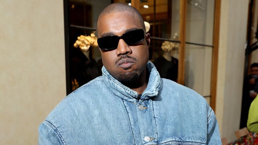 Kanye West im Januar 2022 auf der Fashion Week in Paris
