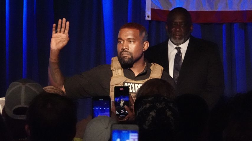 Kanye West bei seinem ersten Wahlkampfauftritt in South Carolina im Juli 2020