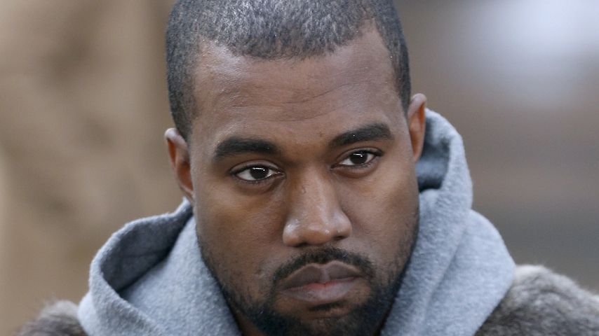 Kanye West bei einer Fashionshow in Paris, 2014