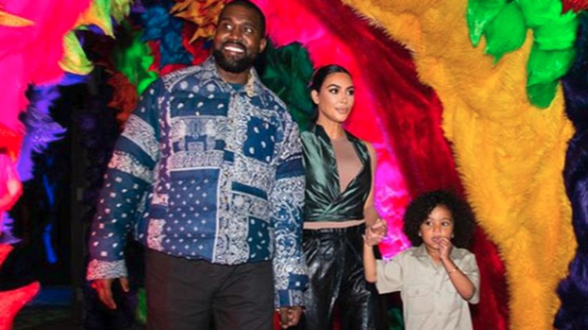 Kanye West, Kim Kardashian und Saint West