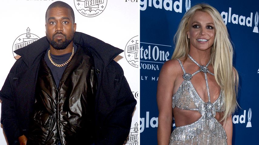 Keine Augenbrauen: Wurde Kanye West von Britney inspiriert?