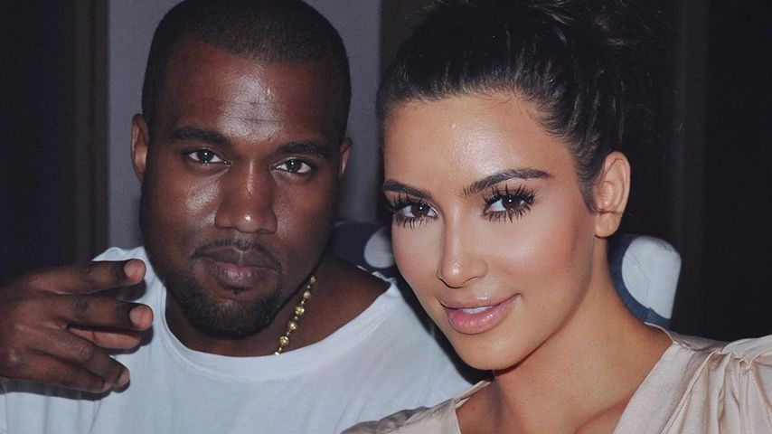 Kim Kardashian teilt cooles Throwback-Selfie mit Kanye West!