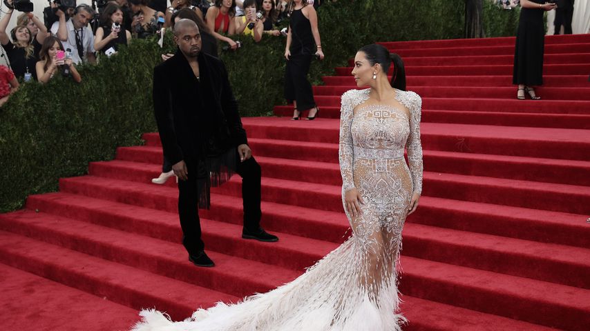 Kanye West und Kim Kardashian bei der Met Gala 2015