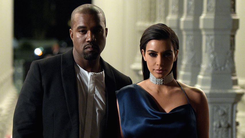 Kanye West und Kim Kardashian im Jahr 2014