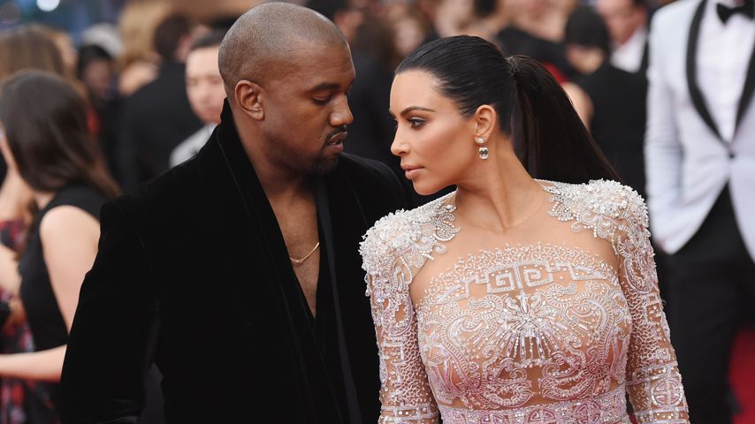 Kanye West und Kim Kardashian im Jahr 2015